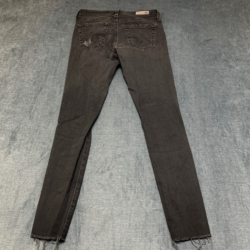 AG Adriano Goldschmied Denim The Legging Super Skinny Jeans Womens 25/28 Black